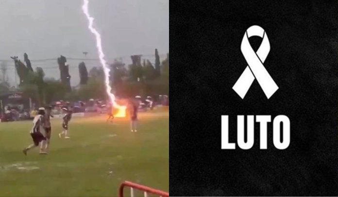 Jogador é atingido por raio e morre aos 24 anos
